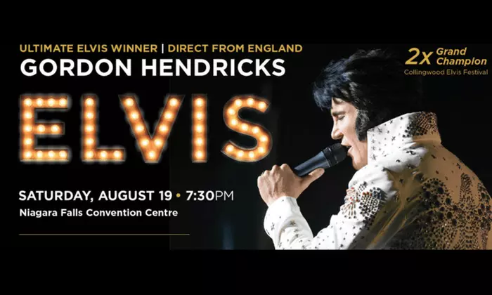 One Night Only Gordon Hendricks - Ultimate Elvis Champion! on August 19, 2023 - Primary Image