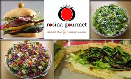 $4 for $8 Worth of Handcrafted Sandwiches and Meals at Rosina Gourmet - Primary Image