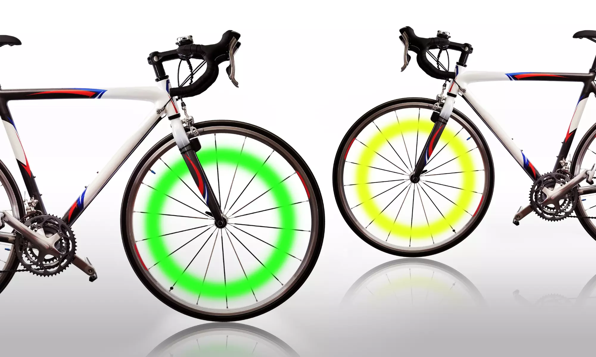 Green and Yellow Bike Lights from $8.99-$12.99 - Primary Image