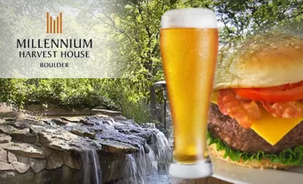 $5 for $10 Worth of Food and Drinks at Millennium Harvest House Boulder During Friday Afternoon Clubs - Primary Image
