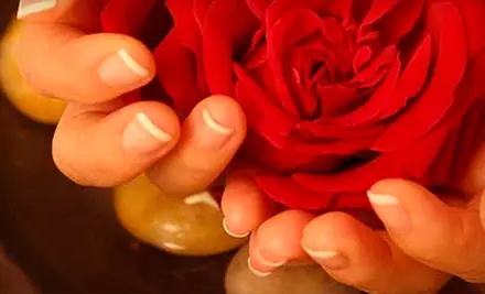 $35 for a Rosy Rosie Manicure and Pedicure at Lavande Nail Spa in Palo Alto ($70 Value) - Primary Image