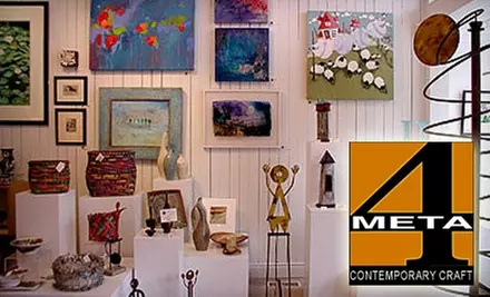$25 for $50 Worth of Home Décor, Jewellery, and Accessories at Meta4 Contemporary Craft Gallery in Port Perry - Primary Image