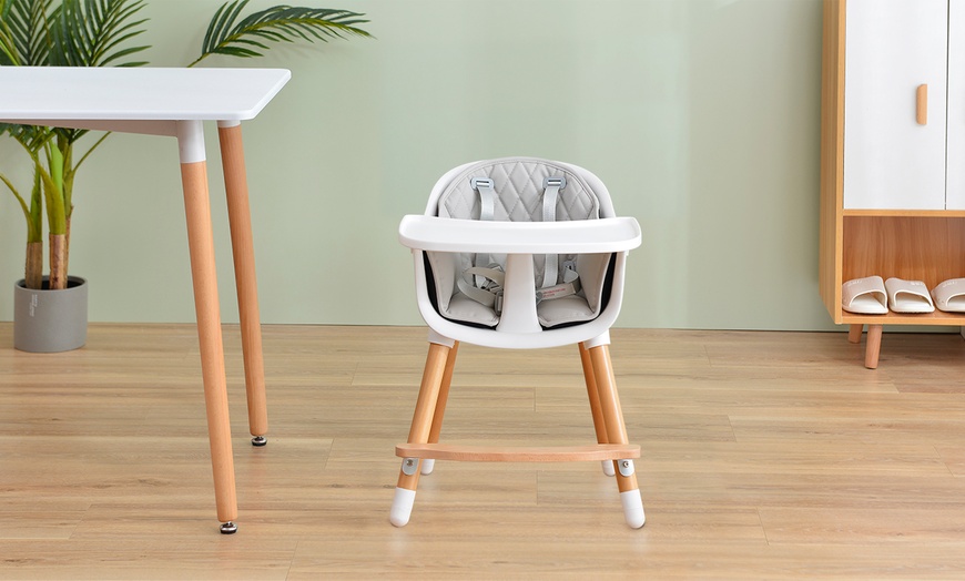 Image 5: Two-in-One Baby High Chair