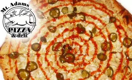 $10 for $20 Worth of Gourmet Pizza and Other Comfort Fare at Mt. Adams Pizza & Deli - Primary Image