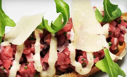 $20 for $40 Worth of Rustic French and Italian Dinner Fare and Prosecco for Two at Fraiche Restaurant ($60 Total Value) - Primary Image