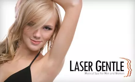 $99 for Three Laser Hair-Removal Treatments for One Area at Laser Gentle Medical Spa (Up to a $447 value) - Primary Image