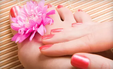 $29 for an Everlasting Pedicure and Shellac Manicure at Michelle's Everlasting Beauty in Oakville ($65 Value) - Primary Image