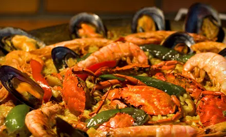 Catered Paella Meal with an Onsite Chef, Sangria, and Tapas for 20 or 40 from Paella Time (Up to 60% Off) - Primary Image