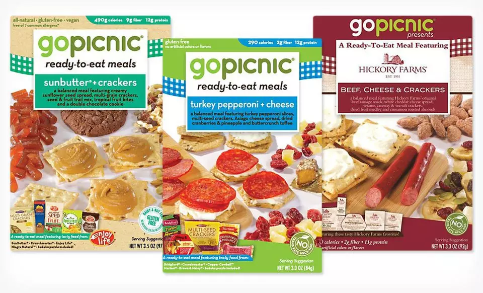 $35.99 for 12 GoPicnic Ready-to-Eat Meals ($55.38 List Price). Five Options Available. Free Shipping. - Primary Image