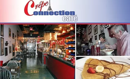 $10 for Crêpes and Drinks at Crêpe Connection Café ($20 Value) - Primary Image