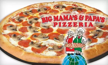 $10 for an Extra-Large Two-Topping Pizza at Big Mama's & Papa's Pizzeria ($20 Value) - Primary Image