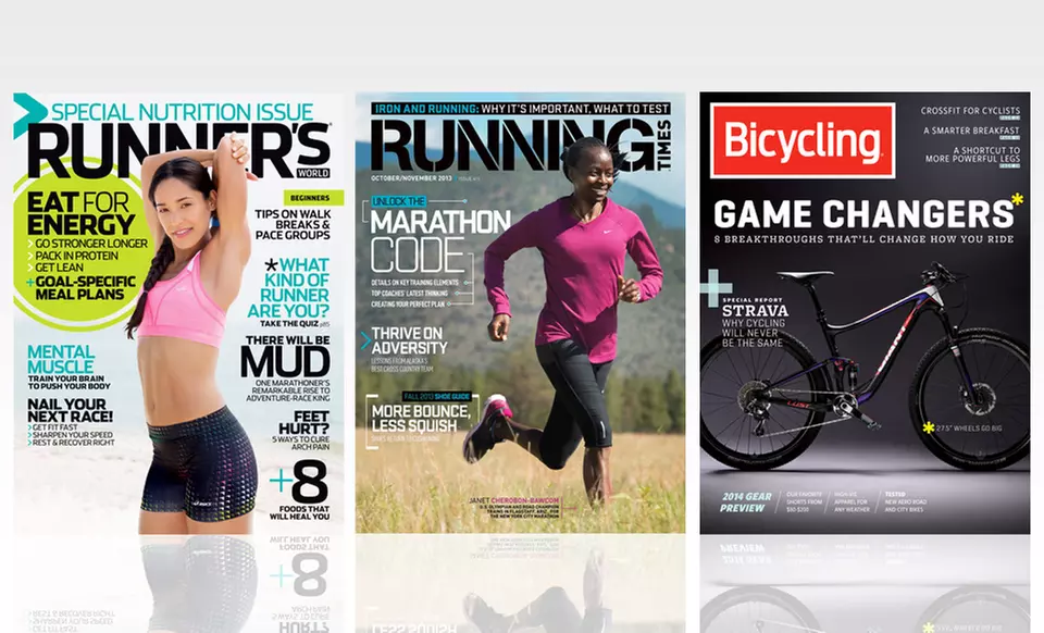 1- or 2-Year Health and Fitness Magazine Subscriptions (Up to 53% Off). Multiple Titles Available. Free Shipping. - Second Medium