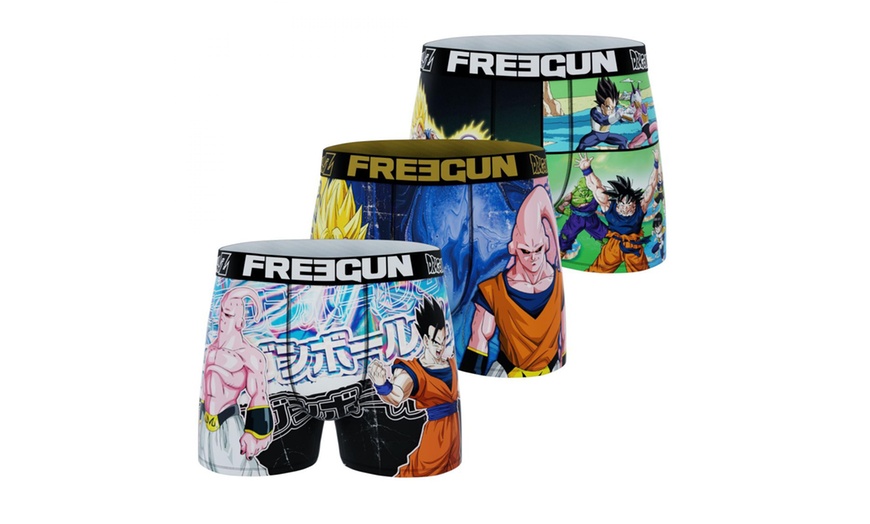 Image 4: Lot de 3 ou 4 boxers Freegun Dragon Ball Z