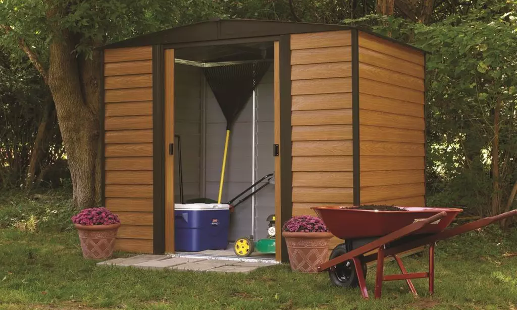 Arrow Woodridge Steel Storage Sheds - Primary Image