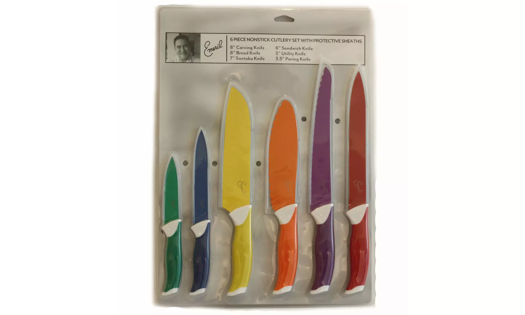 Emeril Nonstick Knife Set (12-Piece) - Second Medium
