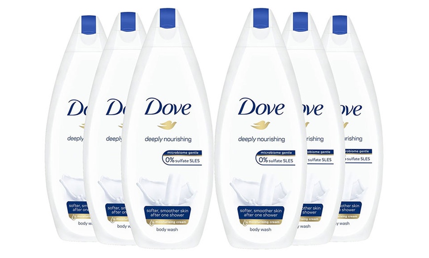 Image 4: Six Dove Cream Body Washes