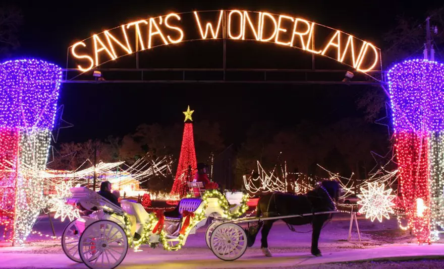 Santa's Wonderland with Hayride for Two or Four (Up to 46% Off) - Primary Image