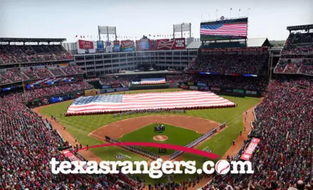 Texas Rangers Game at Rangers Ballpark (Up to 38% Off). Four Games and Two Seating Options Available. - Primary Image