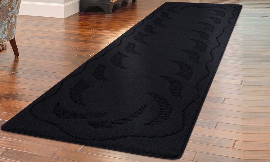 Image 7: Non-Slip Gel Back Runner Carpet