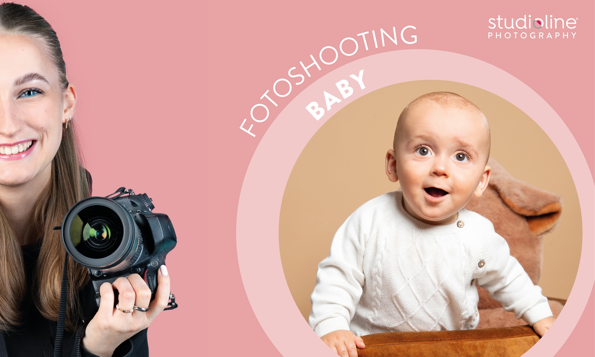 60 Min. studioline PHOTOGRAPHY Fotoshooting Erlebnis + Goldcard