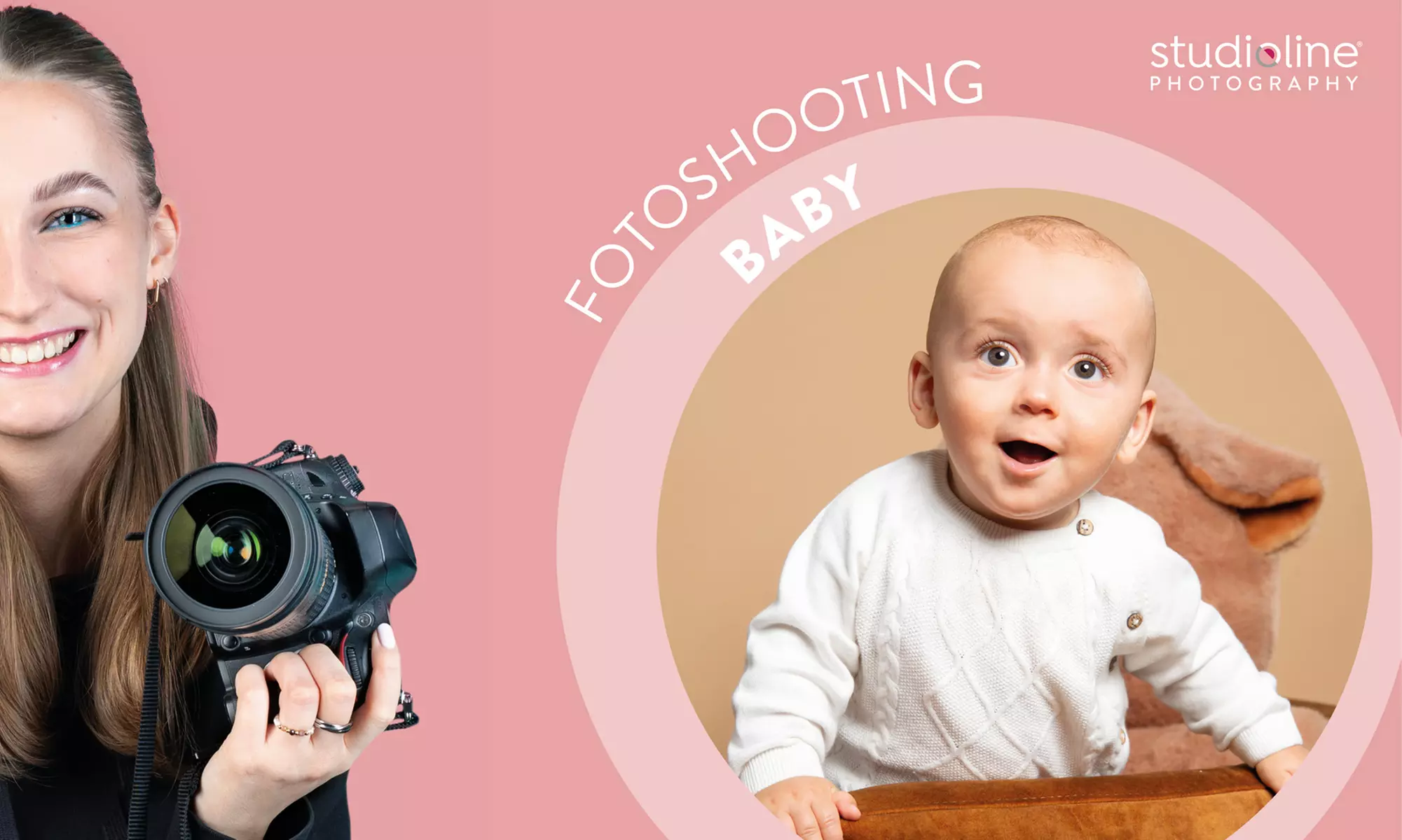 60 Min. studioline PHOTOGRAPHY Fotoshooting Erlebnis + Goldcard