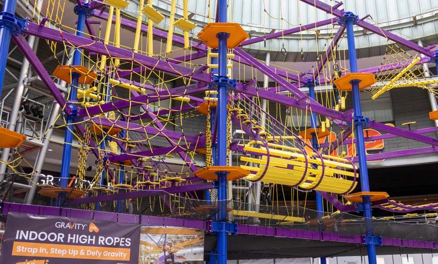 Image 2: High Ropes Adventure For Up To Four With Safety Brief & Extreme Action