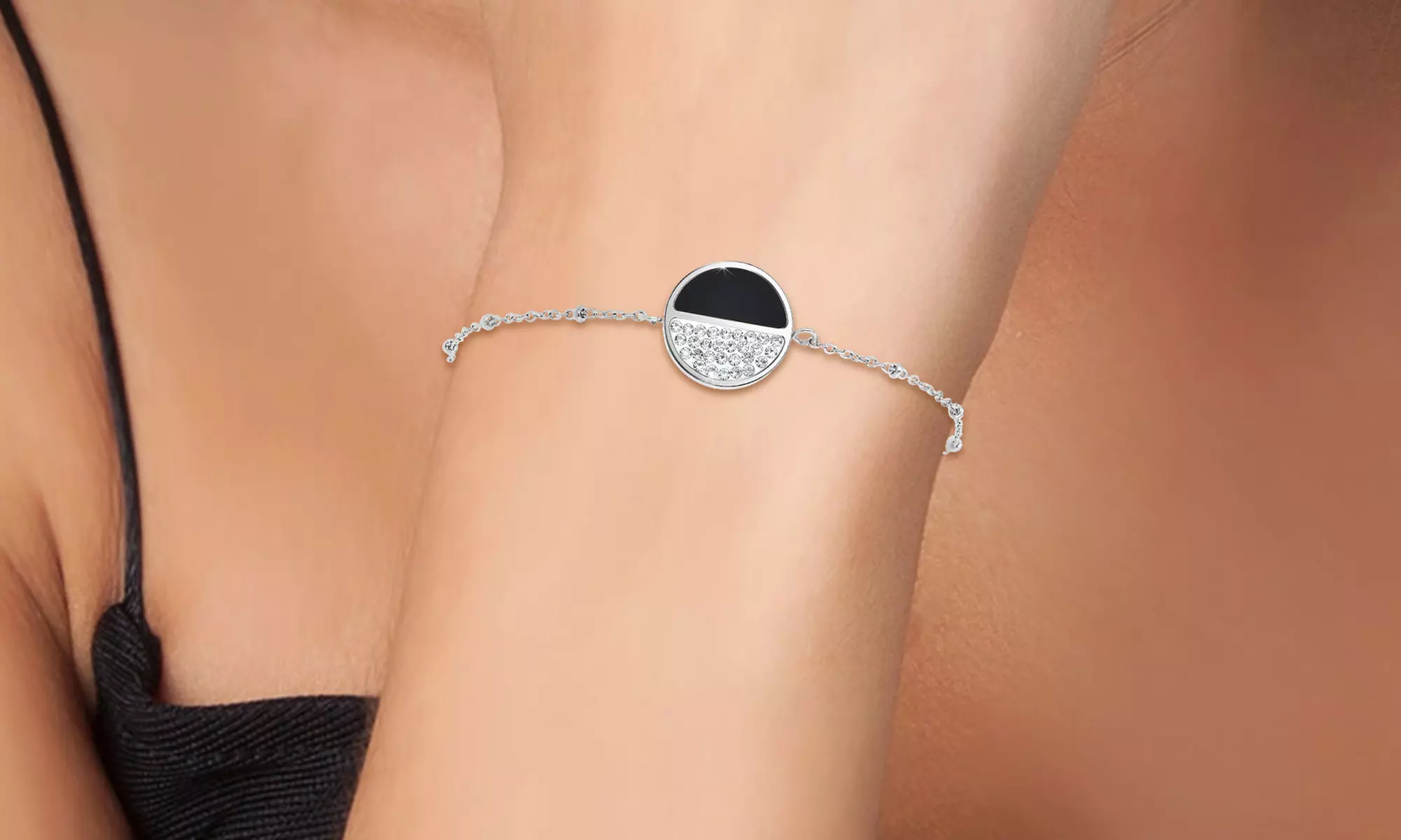 Bracciale in Cristallo SC Crystal, Design Minimalista