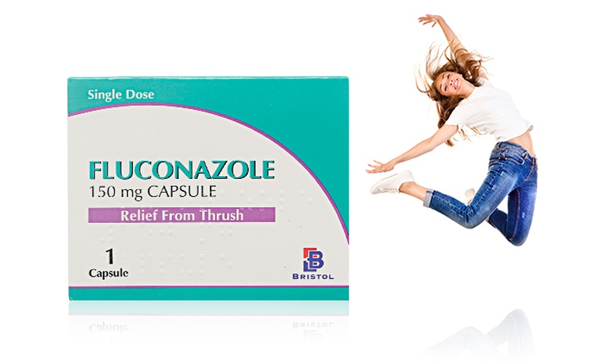 Image 1: Three Packs of Fluconazole Capsules