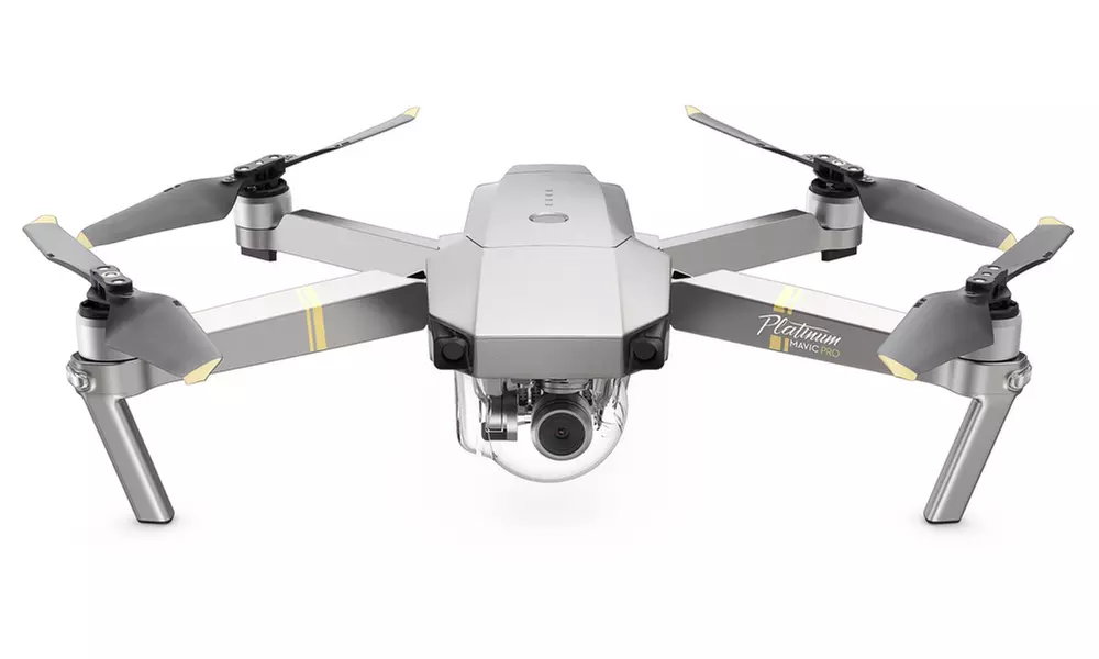 DJI Mavic Pro Platinum Drone with Gimbal-Stabilized 12MP Camera - Primary Image