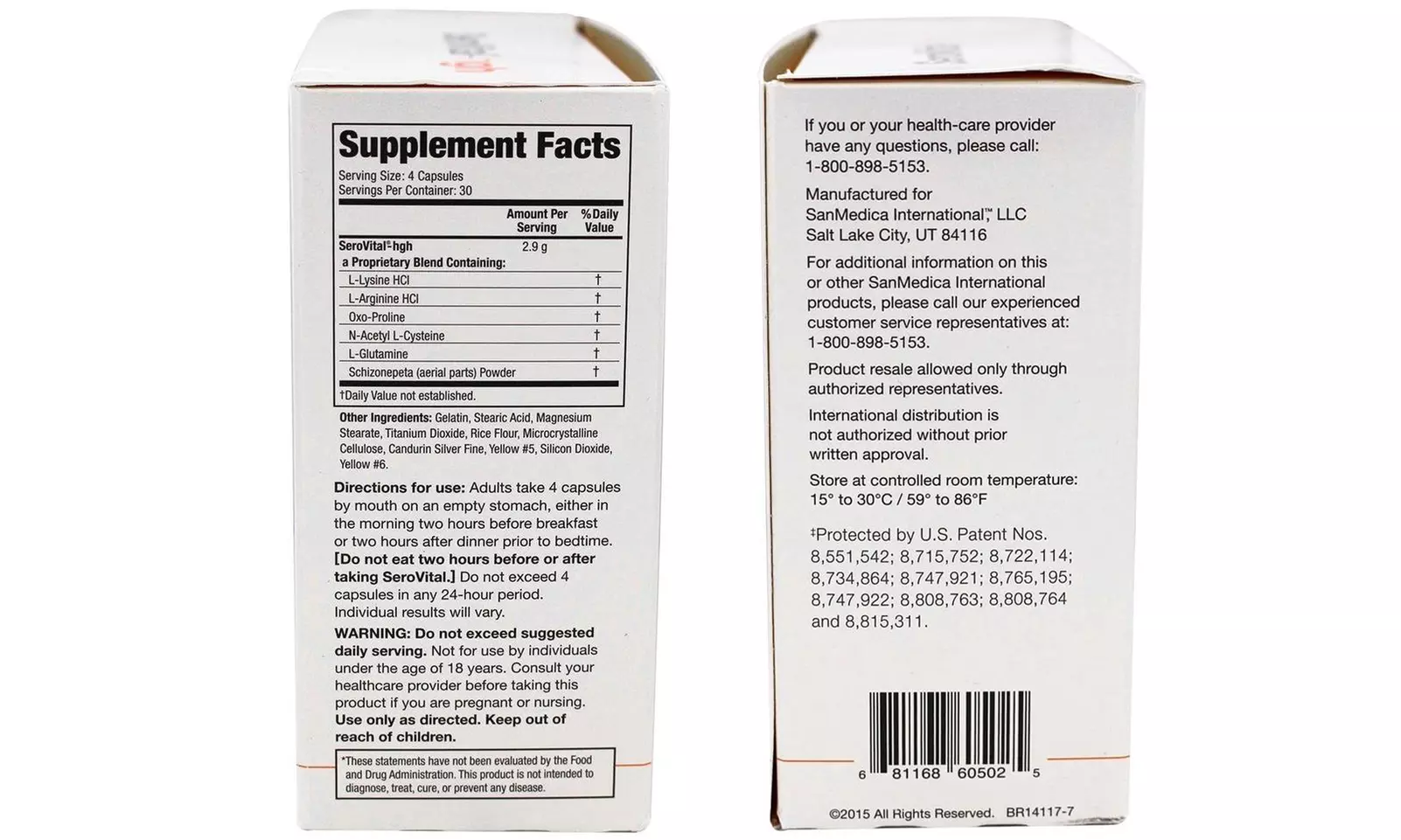 SanMedica SeroVital Clinical Strength Supplement (120-Count) - Second Medium