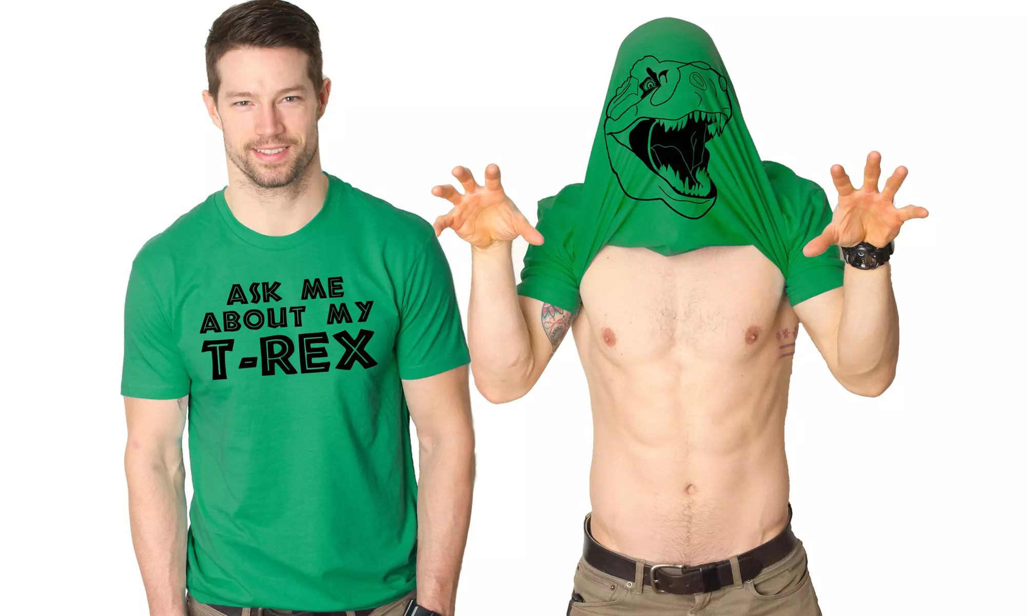 Men's Flip-Up T-Shirts - Primary Image