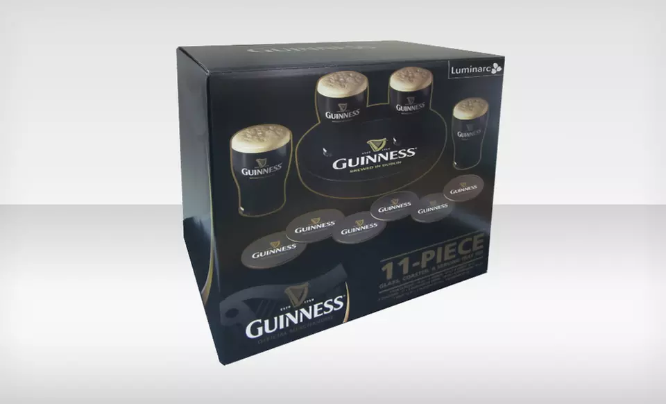 $13.99 for an 11-Piece Guinness Serving Set ($35 List Price). Free Returns. - Second Medium