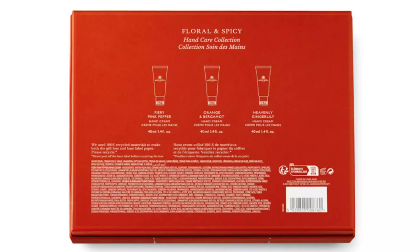 Molton Brown Floral and Spicy Hand Cream Hand Care Gift Set