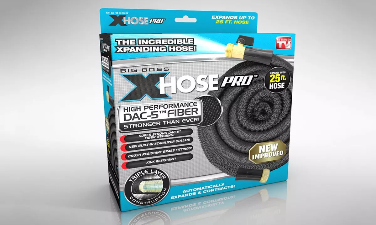 High Performance XHose Pro Expandable Hose in 25ft, 50ft, 75ft, and 100ft Sizes - Second Medium
