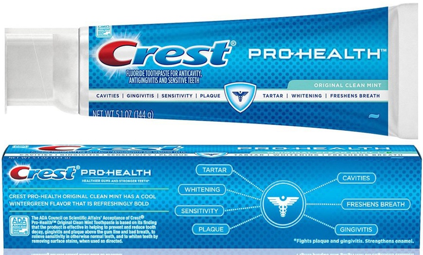 crest original clean mint toothpaste