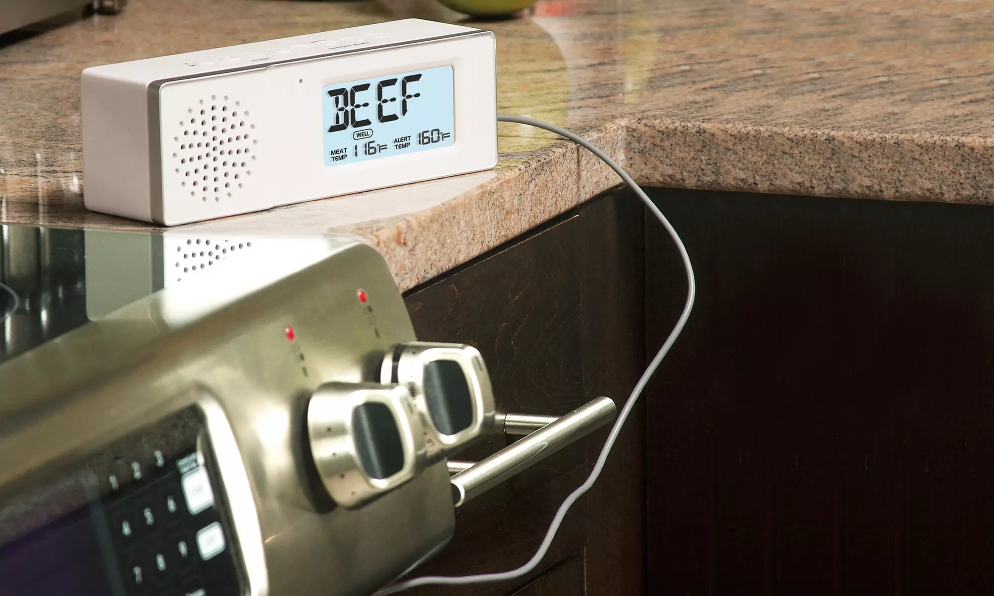 Chef Tunes Bluetooth Meat Thermometer and Speaker - Primary Image