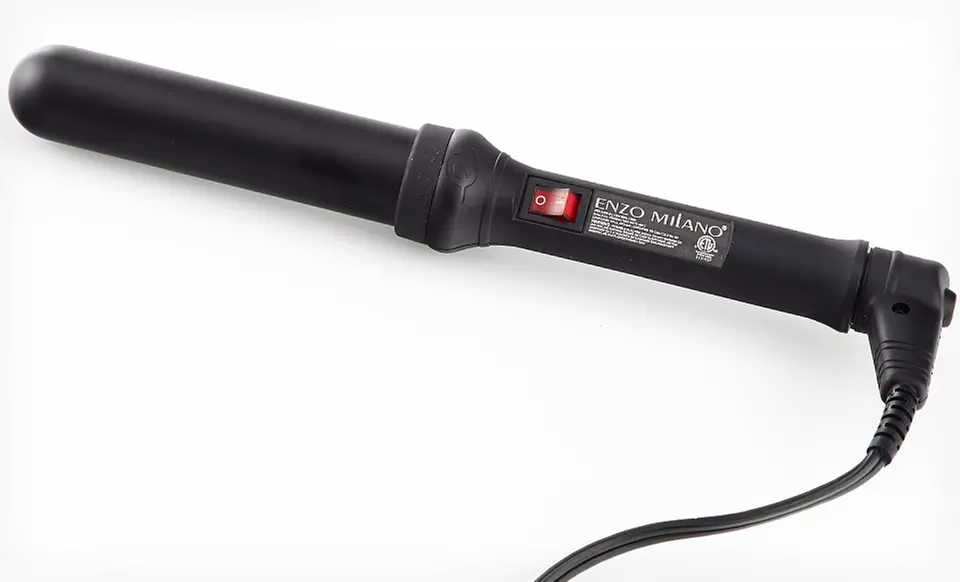 $69.99 for an Enzo Milano 31mm Curling Wand with Safety Glove and DVD ($139.99 List Price). Free Shipping and Returns. - Second Medium