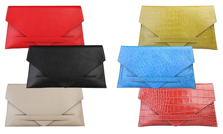 Pochette in pelle Made in Italy. Vari colori disponibili