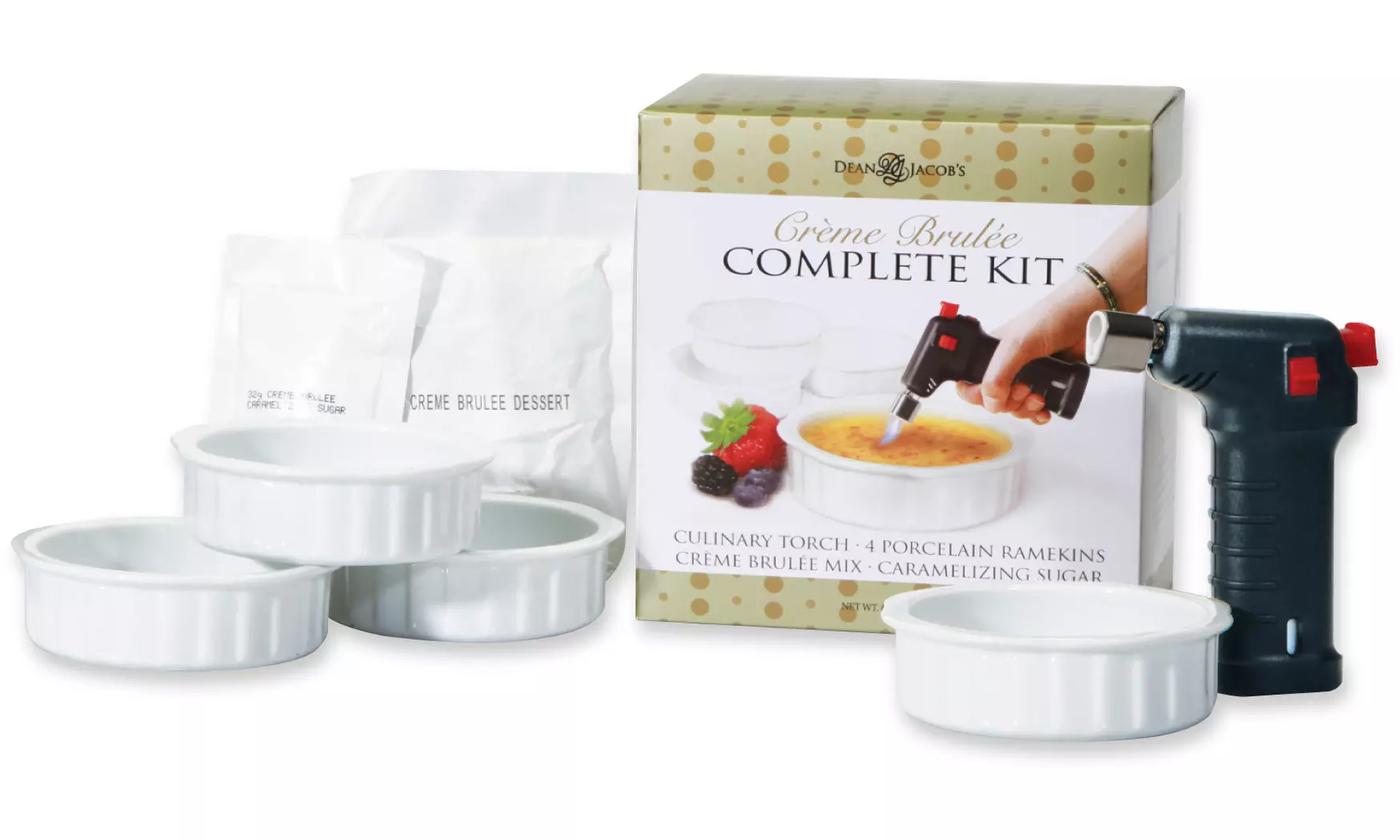 Crème Brulée Kit with Culinary Torch - Primary Image