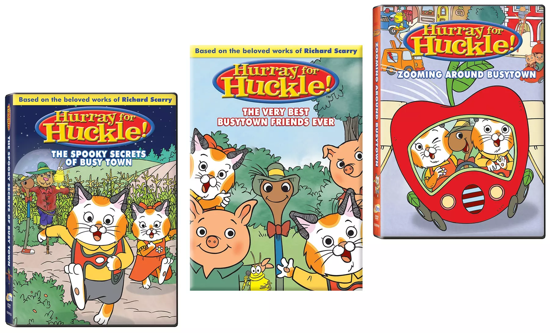 Richard Scarry: Hurray for Huckle! 3-DVD Pack - Primary Image