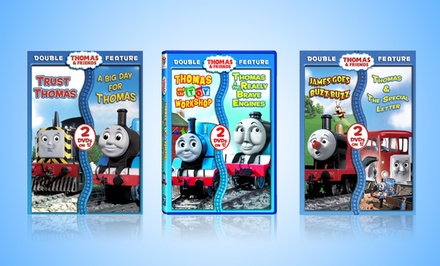 Thomas & Friends Double Feature DVD 3-Pack | Groupon