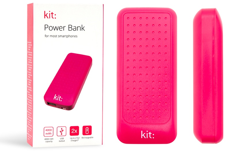 Image 3: KIT 4000mAh Portable Power Bank