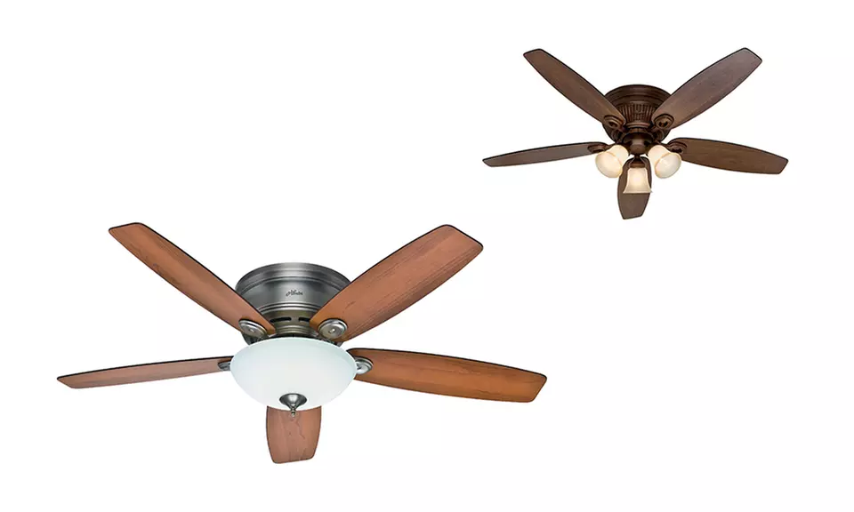 Hunter Low-Profile Ceiling Fans (Refurbished) from $74.99 to $114.99 - Primary Image