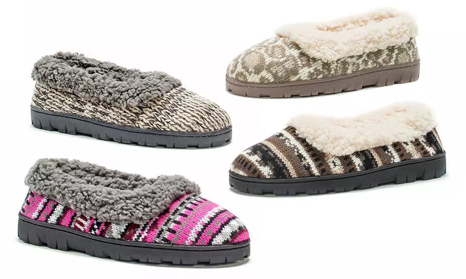 Muk Luks Women's Patterned Full Foot Slippers - Primary Image
