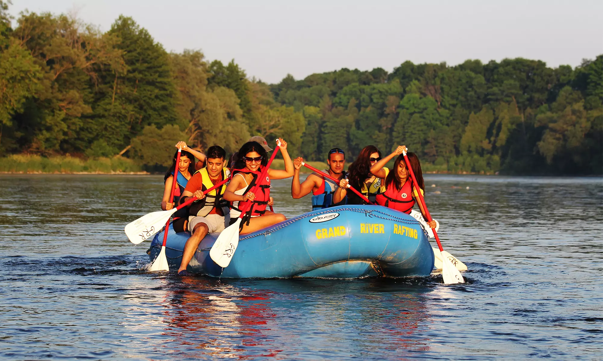 Three-Hour Grand River Rafting Adventure for 2, 4, 8, 12, or 16 People from Grand River Rafting (Up to 62% ￼Off) - Primary Image