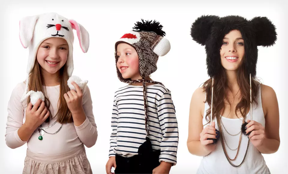 Pandahats Animal-Themed Winter Hats (Up to $39.95 List Price). 12 Styles Available. Free Returns. - Primary Image