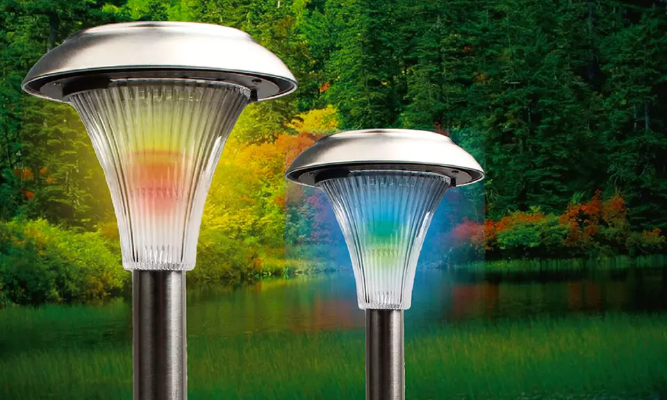 Solar Garden Color-Changing Path Lights (8-, 12-, or 24-Pack) - Second Medium