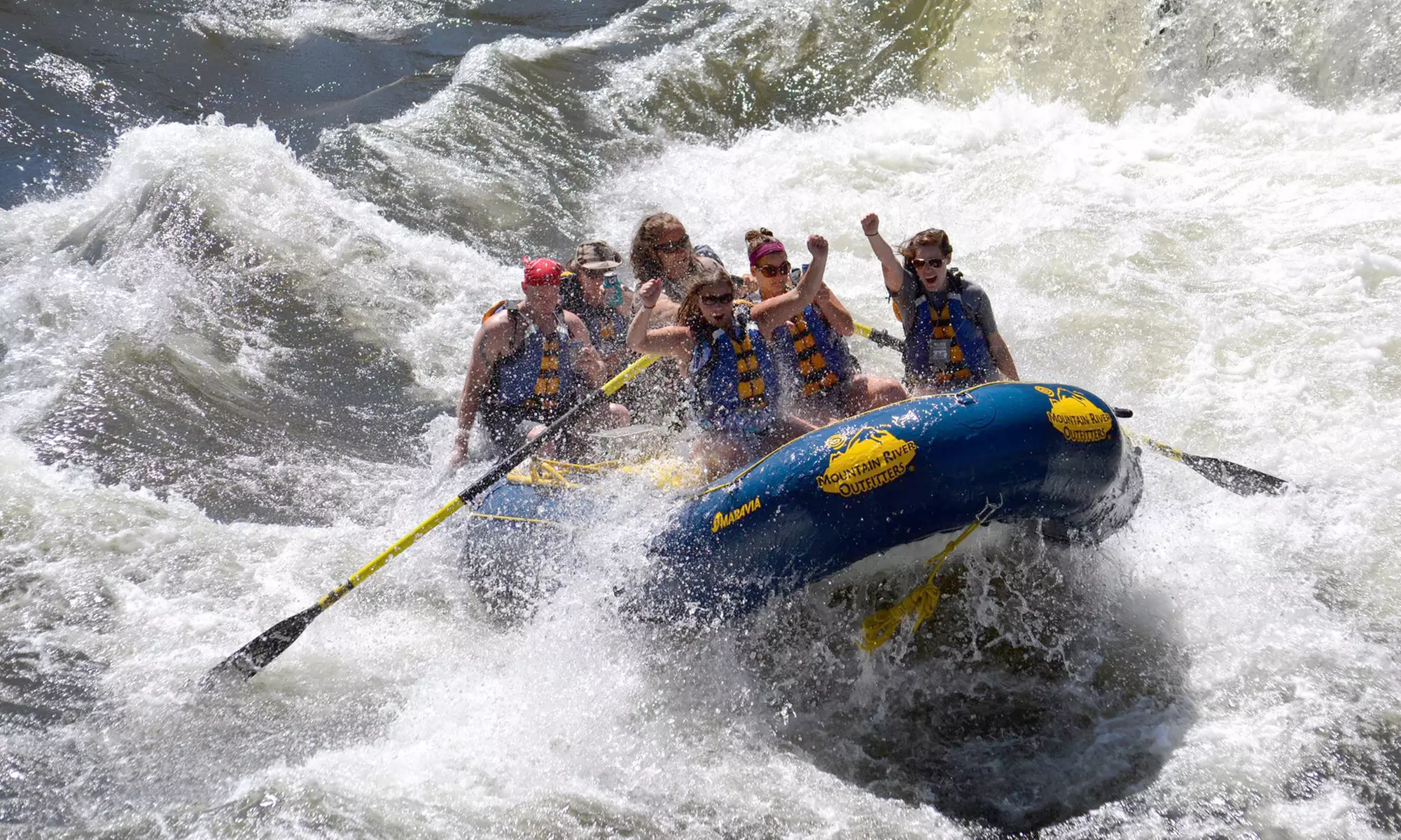 Full-Day Whitewater Rafting Trip for 1, 2, 4, 6, or 8 People from Mountain River Outfitters (Up to 30% Off - Primary Image