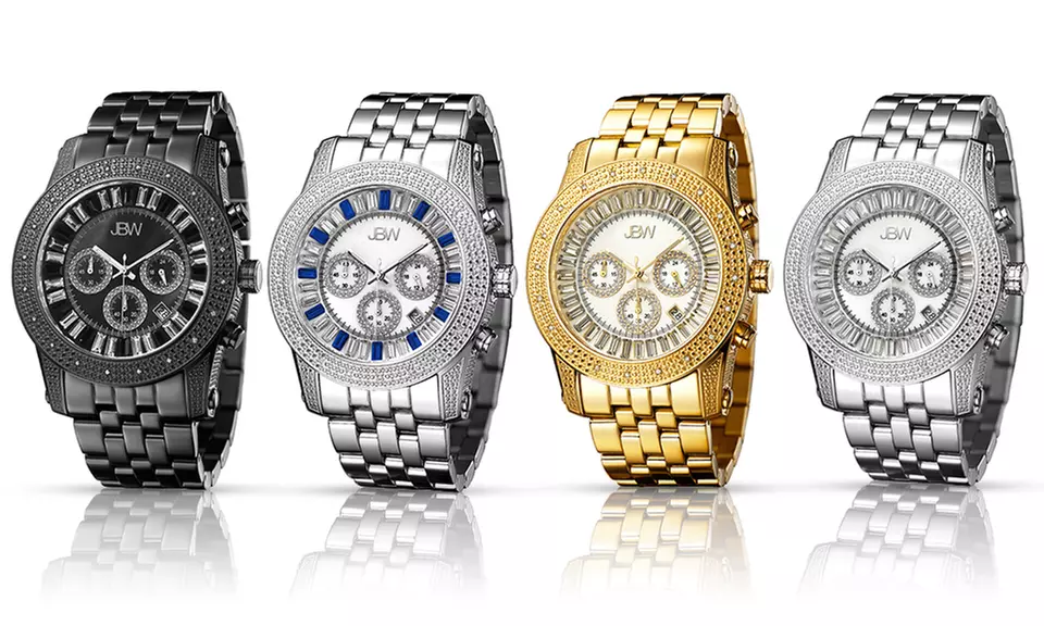 JBW Krypton Men's Diamond Chronograph Watch - Primary Image