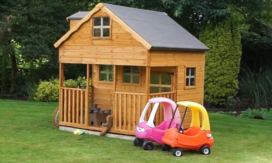 Image 8: Mercia Double-Storey Playhouses